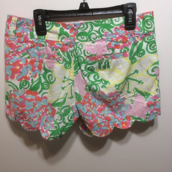 Lilly Pulitzer Buttercup Shorts Sz 0 Mariposa - Picture 4 of 8